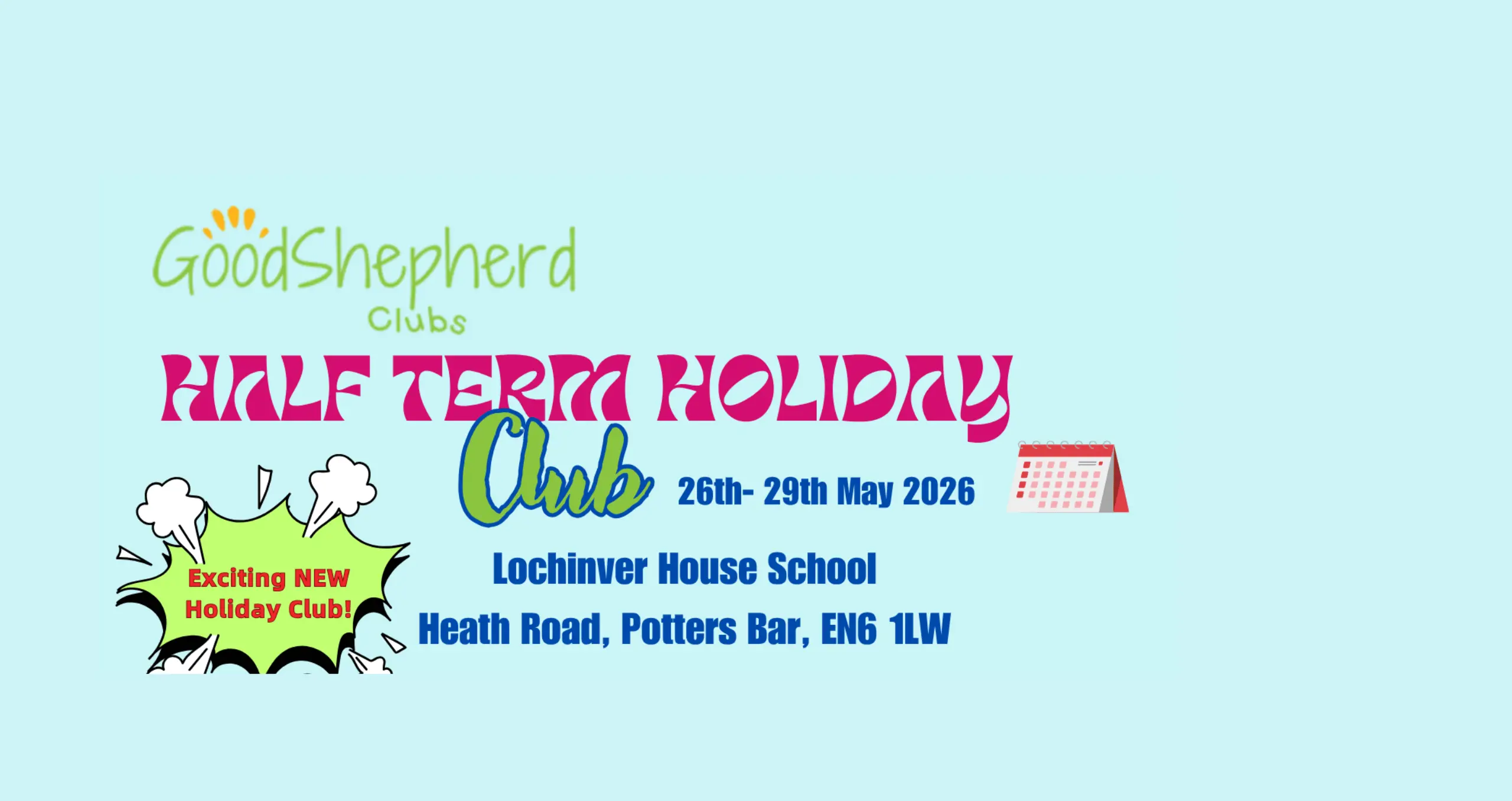 holiday club information for may half term