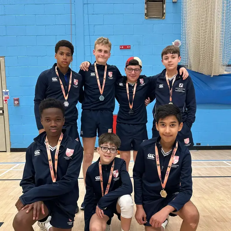 U13 basketball team and National Finalists at the IAPS National Basketball Championships