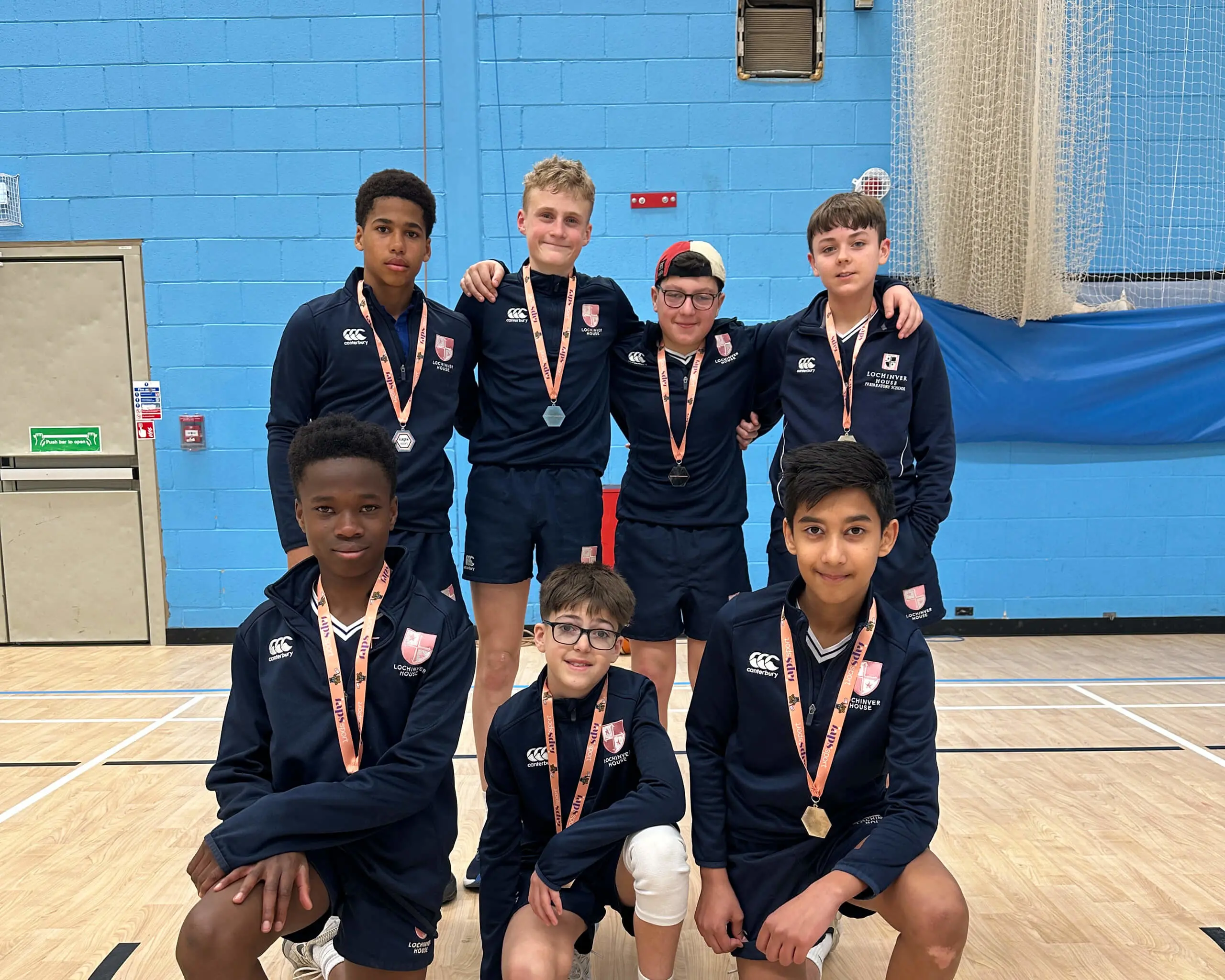 U13 basketball team