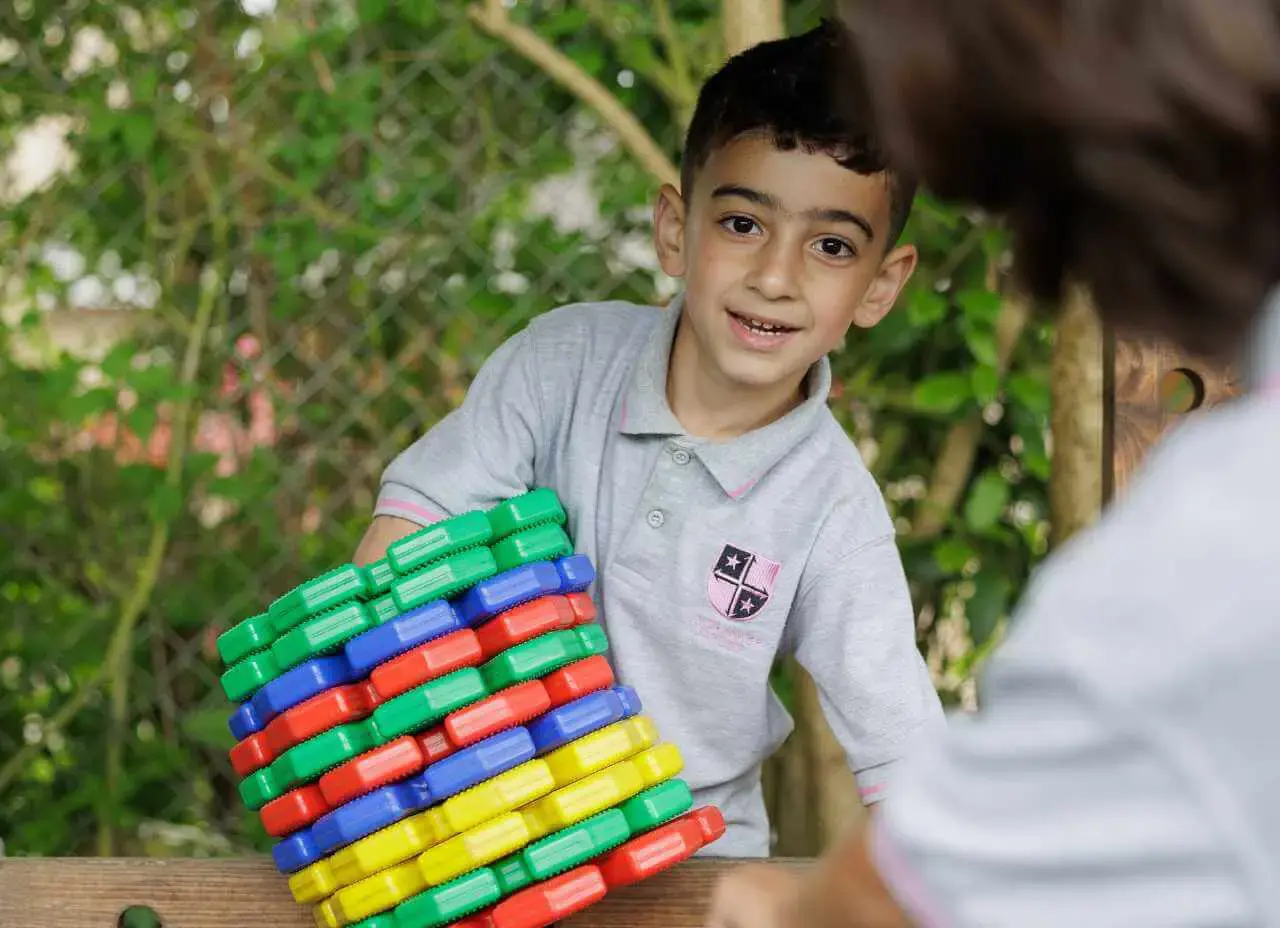 pastoral care boy with puzzle blocksContent Image